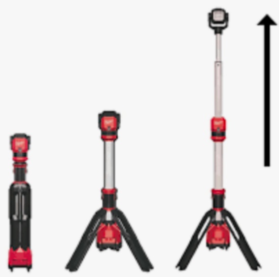 Milwaukee M12 Adjustable Dual Power Tower Light