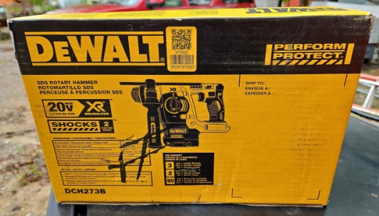 Dewalt 20V Brushless XR 1" SDS Rotary Hammer. Pt#DCH273B.