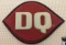 Dairy Queen Embossed Plastic Adv Sign