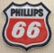 Large Phillips 66 Embossed Lighted Adv Sign 58x56