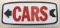 Vintage Cars Embossed Plastic Sign