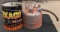 Texaco Fire Brand Oil Bucket & Hanover Aero Corp Gas Can