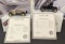 Danbury Mint 1925 Ford Model T Runabout & 1931 Ford Model A Deluxe Roadster Replica Vehicles