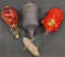 (3) Antique Red Comet Automatic Fire Extinguishers