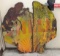 Vintage DSP Shell Service Station Clamshell Adv Sign