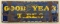 Vintage SSP Goodyear Tires Advertising Sign