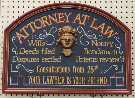 SSW Attorney At Law Fantasy Advertising Sign