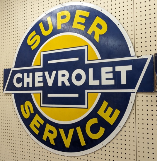 4ft SSP Chevrolet Super Service Dealership Replica Sign