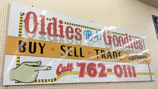 9-1/2ft SST Oldies But Goodies Consignment Store Sign