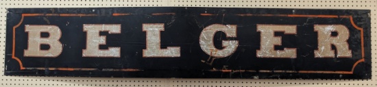 7ft Vintage SST Belger Trucking Sign
