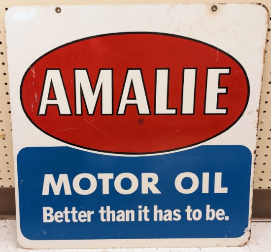 1970s DST Amalie Motor Oil Advertising Sign