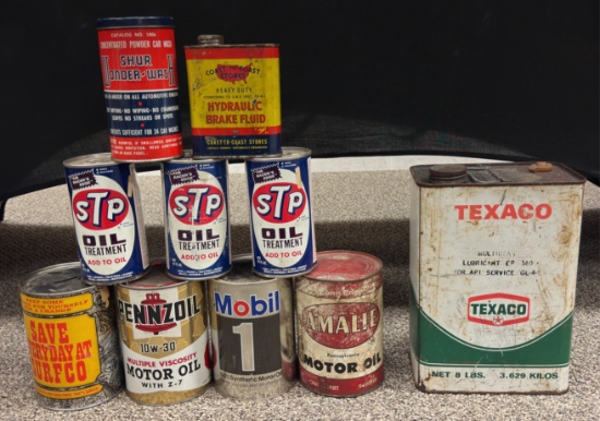 (10) Various Brand & Type Oil Cans