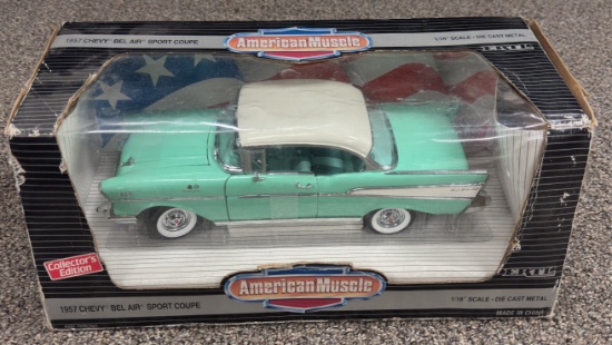 American Muscle 1957 Chevy Bel Air Coupe 1:18 Scale Die Cast Car