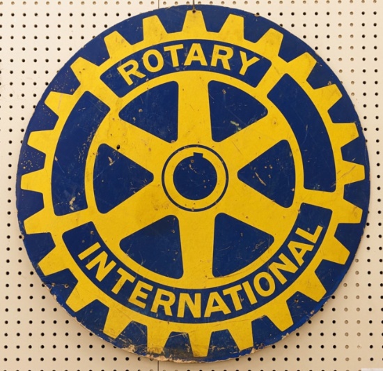 Vintage International Rotary Advertising Sign