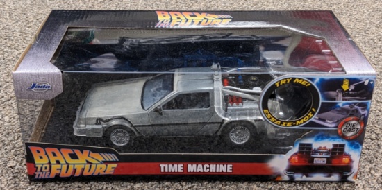 Jada Back to the Future Delorean Time Machine Die Cast Car