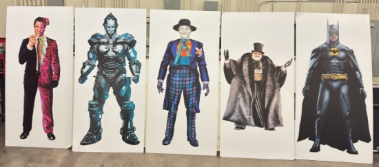 Lot Of Life Size Batman Forever Character Display Signs