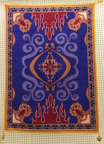 DisneyÕs Aladdin Magic Carpet Prop w/ Lamp