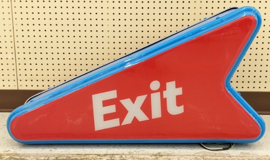 3ft Sonic Drive-In Double Sided Lighted Exit Sign