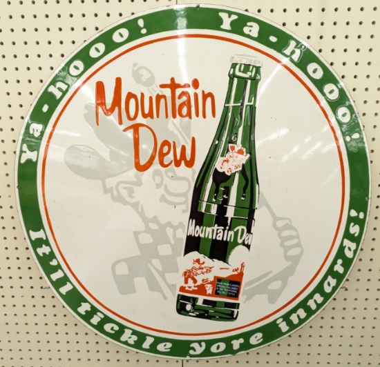 DSP Mountain Dew Fantasy Sign w/ Hillbilly Graphics