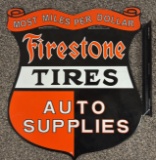 DSP Replica Firestone Auto Supplies Shield Flange Sign