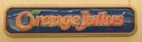 11ft Orange Julius Embossed Plastic Adv Sign