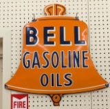 SSP Bell Gasoline Oils Die-Cut Replica Sign