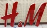 H&M Lighted Acrylic Advertising Sign