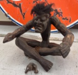 Lot Of Hand Carved African Tribal Statues