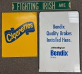 Lot Of 3 Metal Advertising Signs