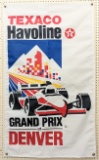 5ft 1990 Texaco Havoline Denver Grand Prix Promotional Banner