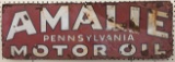 Vintage SST Amalie Motor Oil Advertising Sign