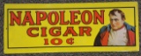 SST Napoleon Cigar 10¢ Sign