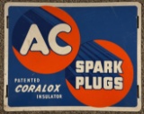 Vtg SST AC Spark Plugs Advertising Sign