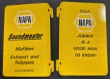 Set Of 2 Napa Catalog Rag Side Flap Signs