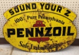 Vintage DST Pennzoil Sound Your Z Sign