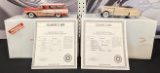 Danbury Mint 1941 Chevrolet Special Deluxe & 1958 Edsel Bermuda Replica Vehicles
