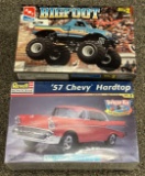 Revell 1957 Chevy & AMT Ertl Bigfoot Monster Truck Model Kits