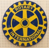 Vintage International Rotary Advertising Sign