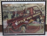 Signed Bill Maverick Golden Little Red Wagon Photograph