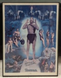 Signed Johnny Weissmuller & Johnny Sheffield Tarzan Movie Poster