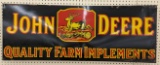 4ft SST John Deere Farm Implements Replica Sign
