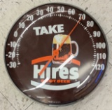 Vtg Hires Root Beer PAM Style Thermometer