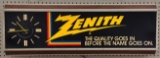 Vintage Zenith Lighted Advertising Clock