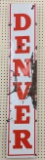 Vintage SSP Denver Vertical Sign 52x10