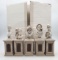 Disney Parks Haunted Mansion Pillar Bust Set.