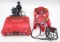 Nintendo 64 N64 Red Watermelon with 2 Controllers and Cords.