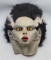 Vintage Illusive Concepts Bride of Frankenstein Halloween Latex Mask.