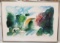 William Tillyer Abstract Watercolor Painting