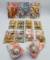 13 Pokemon Japanese Sealed Tomy Figures including Dragonite, Bulbasaur, and more