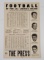 1936 Large College Football Schedule including Pop Warner, Elmer Layden, Howard Jones,